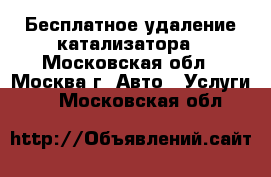 Бесплатное удаление катализатора - Московская обл., Москва г. Авто » Услуги   . Московская обл.